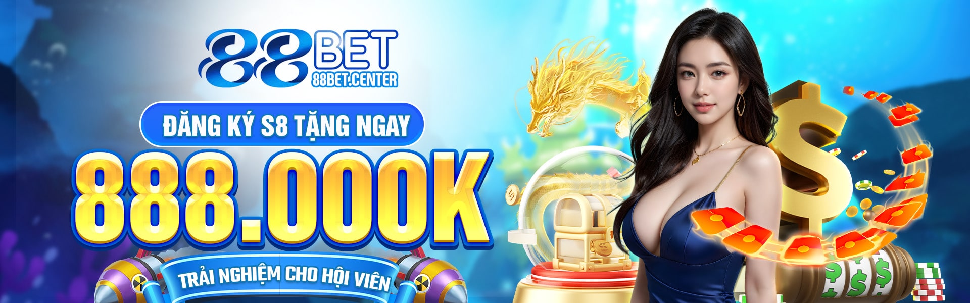 Banner nhà cái uy tín 88Bet